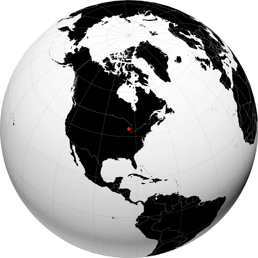 Saginaw sul globo