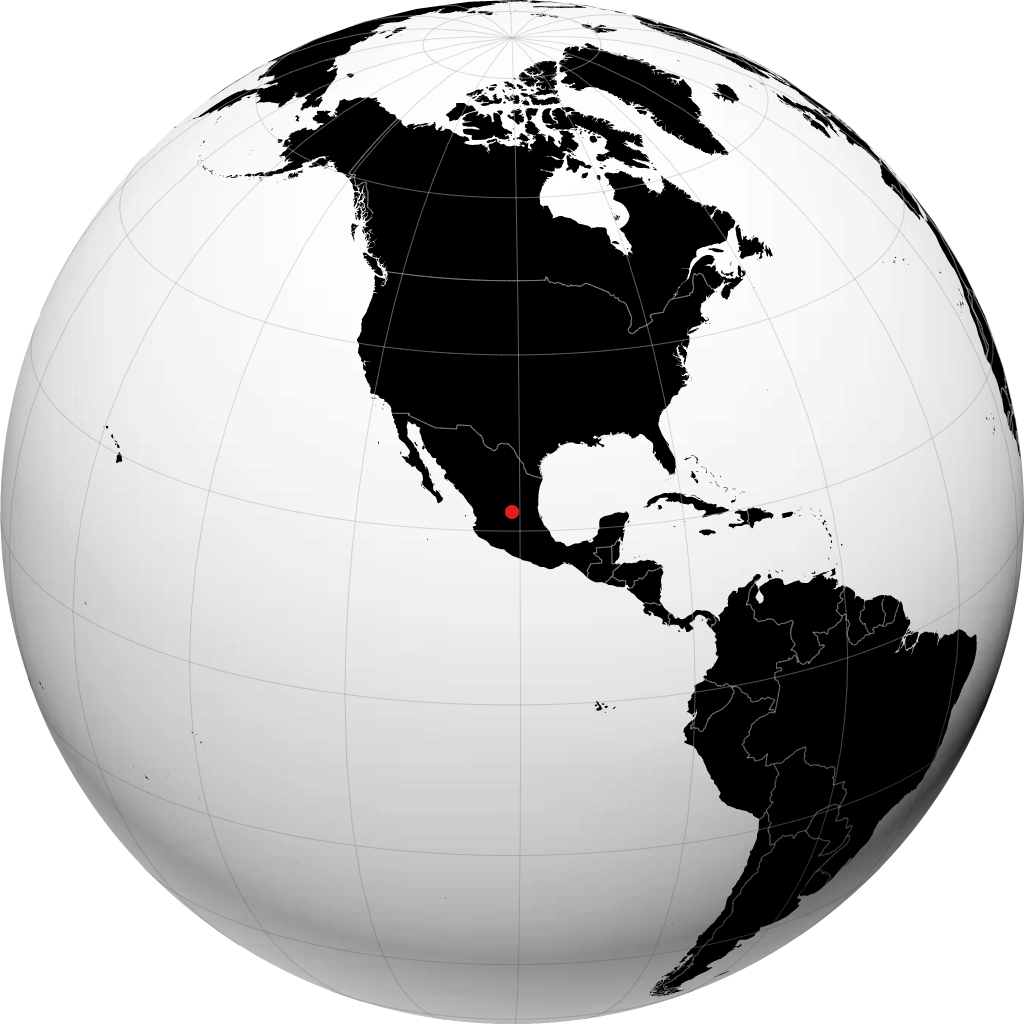 San Luis Potosí sul globo
