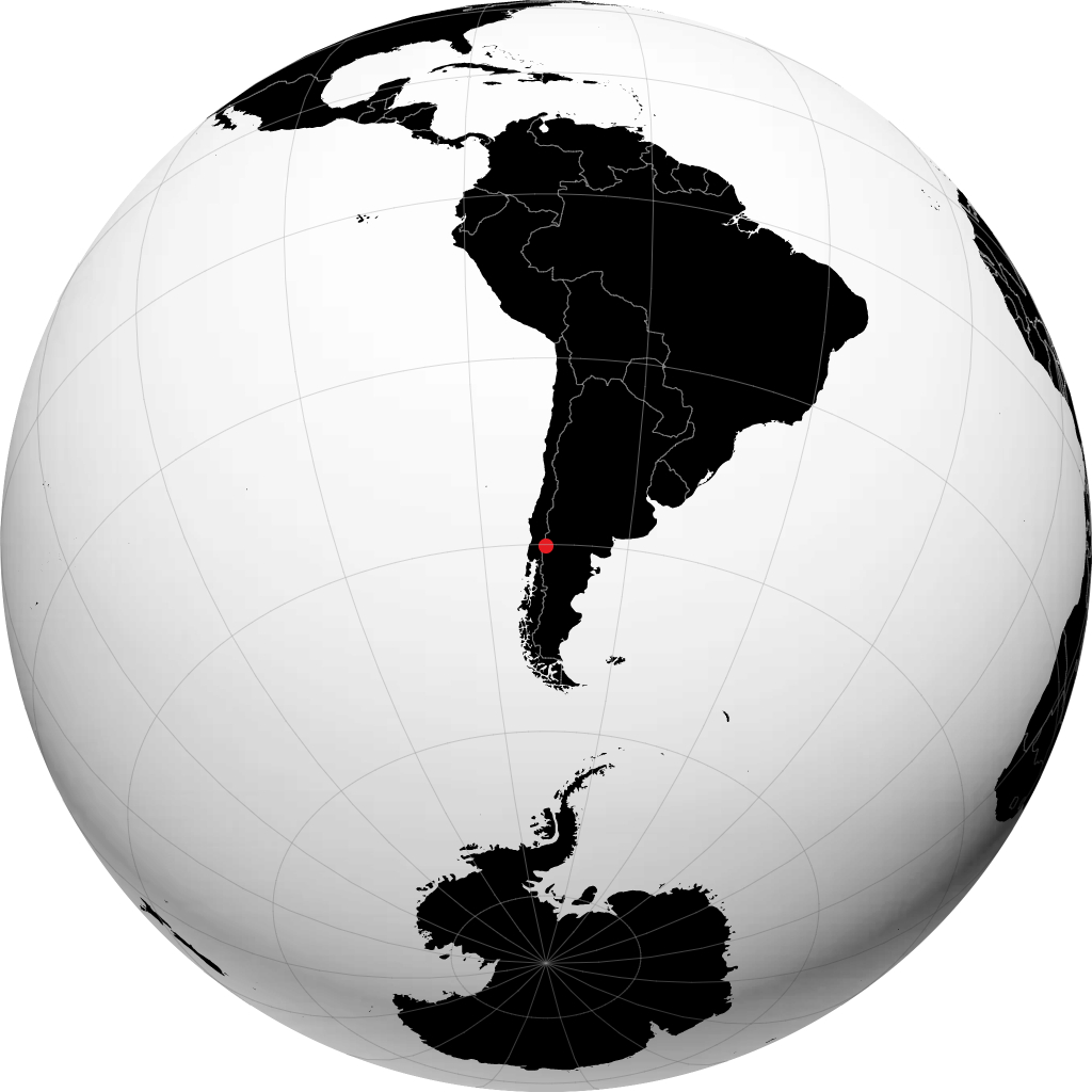 San Martín de los Andes sul globo