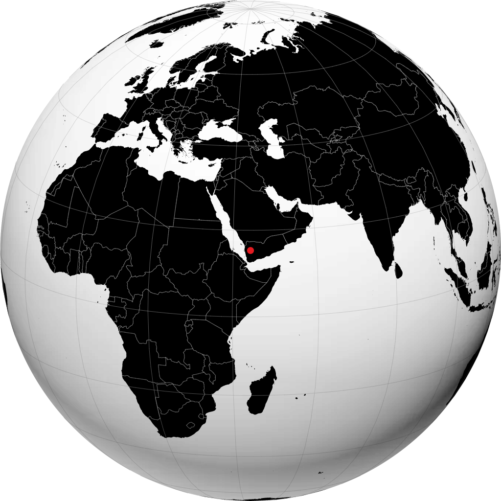 Sanaa sul globo