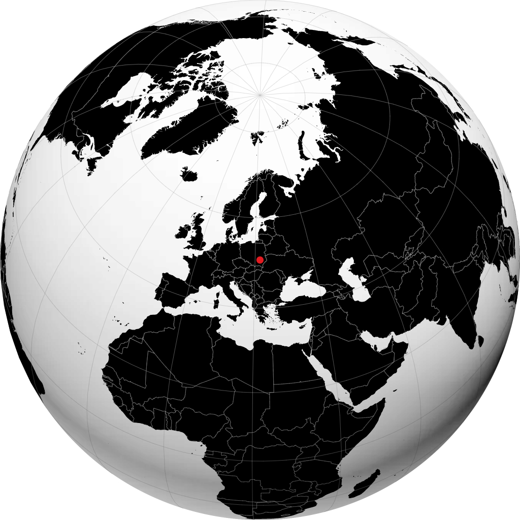Sandomierz sul globo