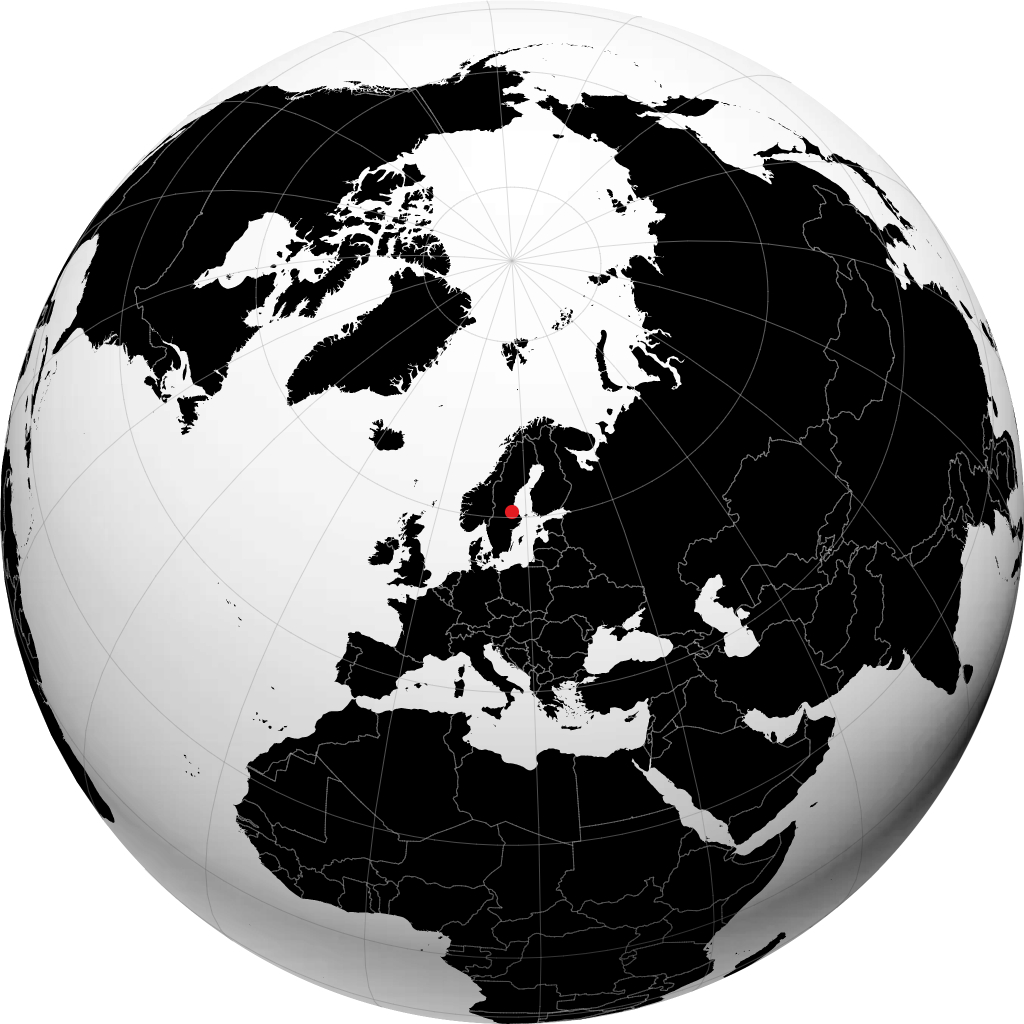 Sandviken sul globo