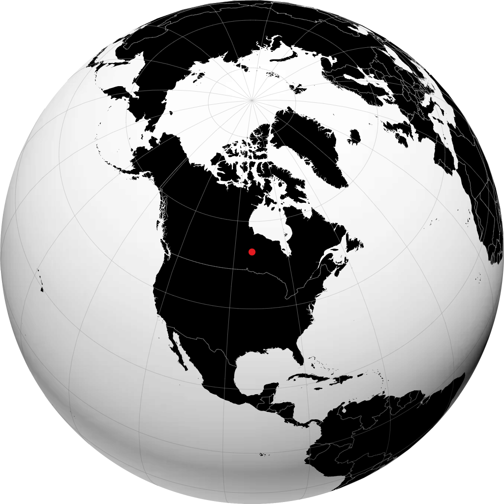Sandy Lake sul globo