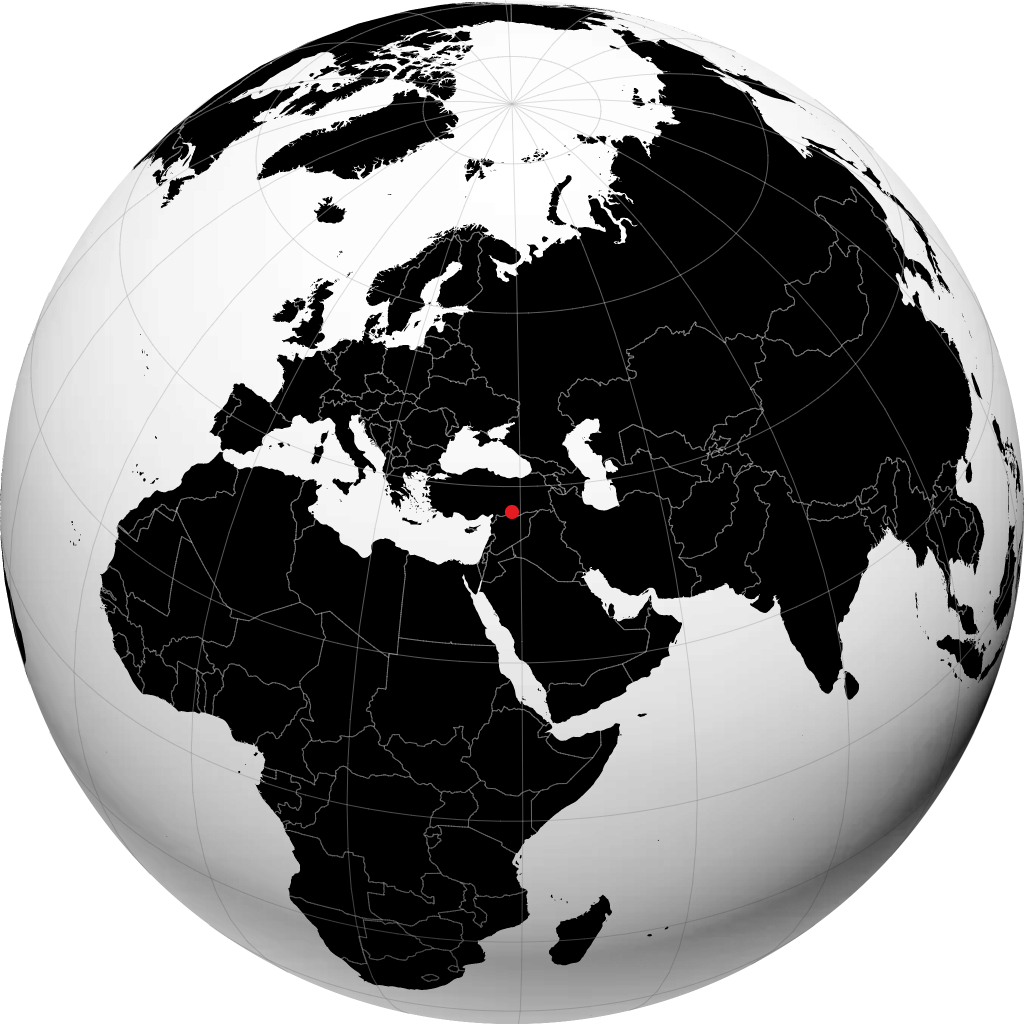 Sanliurfa sul globo