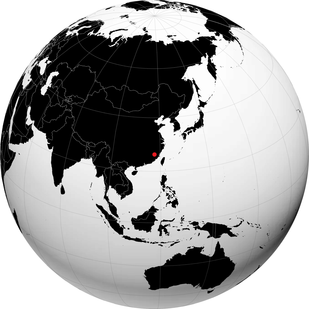 Sanming sul globo