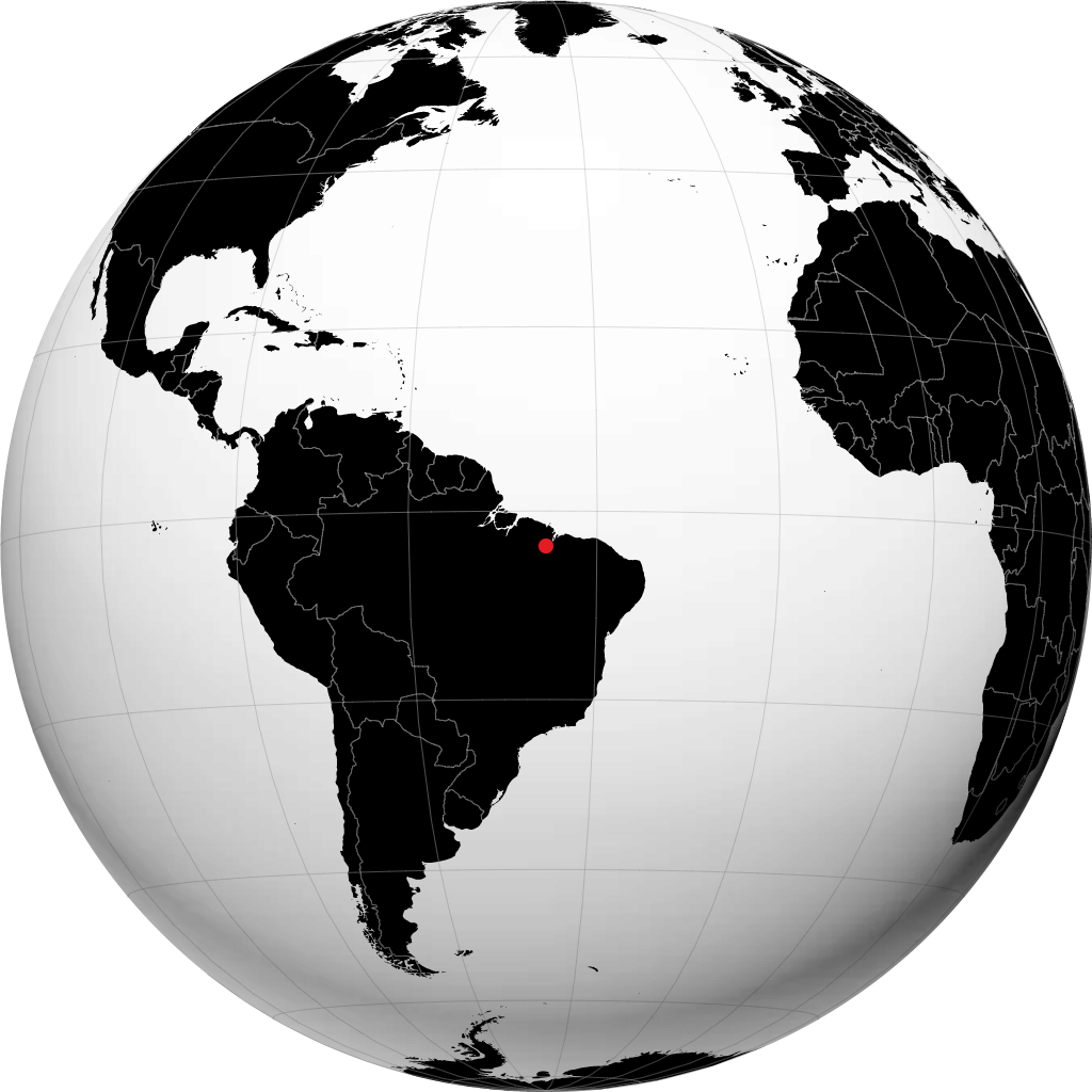 Santa Inês sul globo