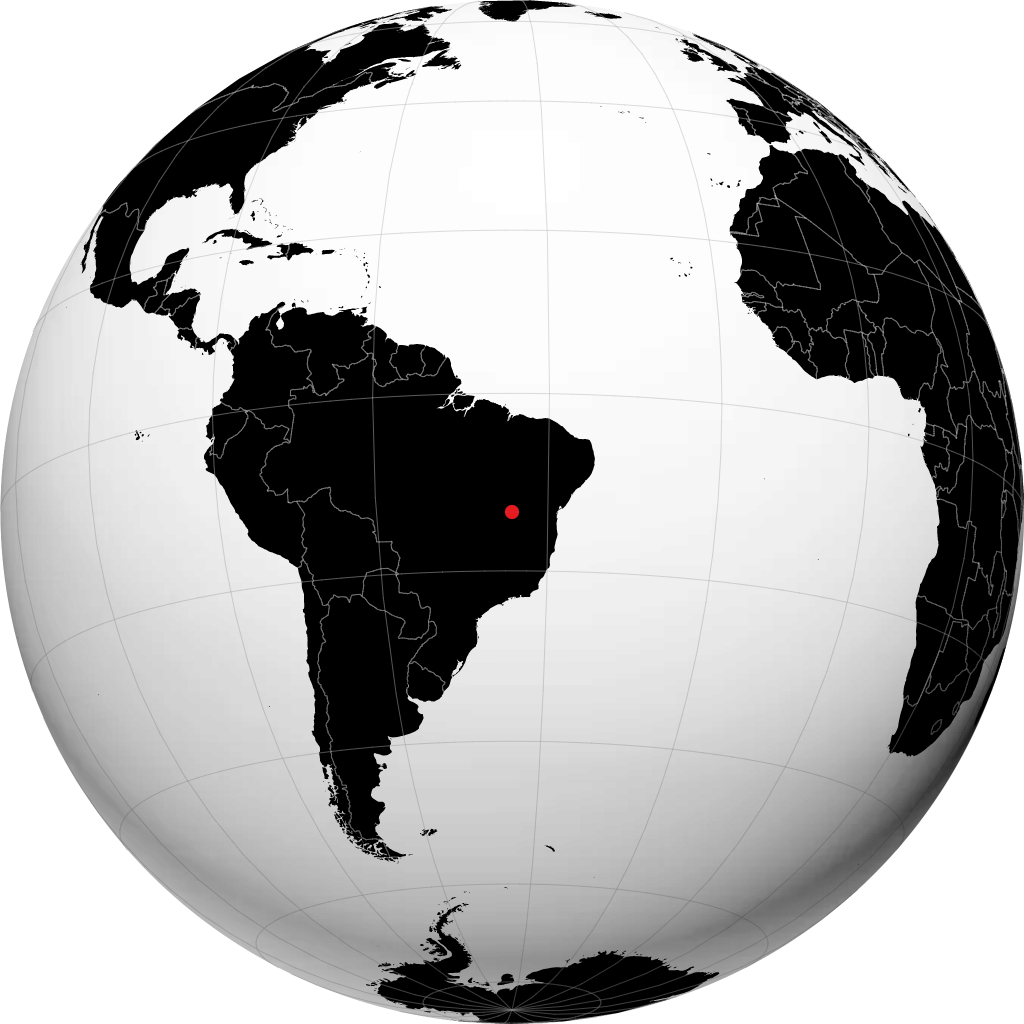 Santa Maria da Vitória sul globo