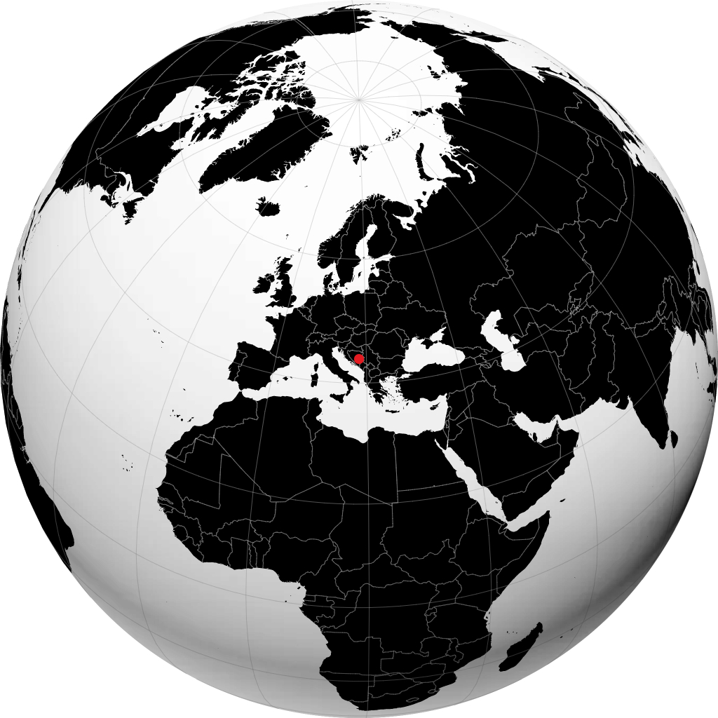 Sarajevo sul globo