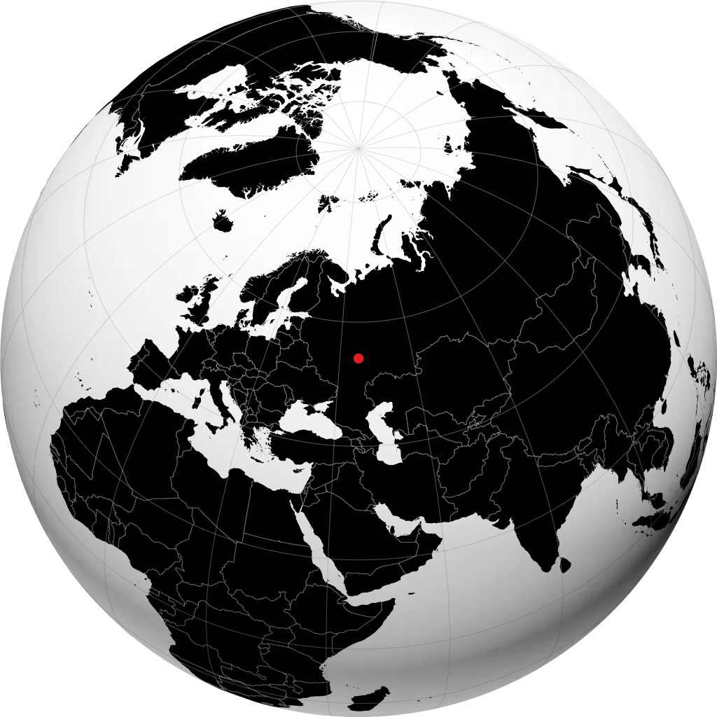 Saransk sul globo