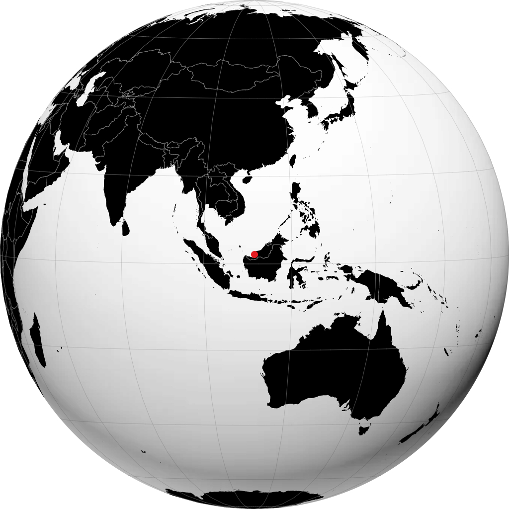 Sarikei sul globo
