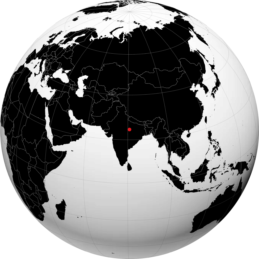 Satna sul globo