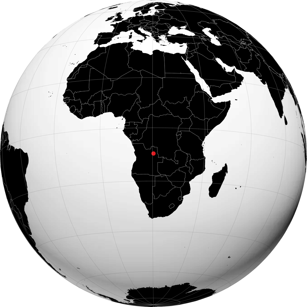 Saurimo sul globo