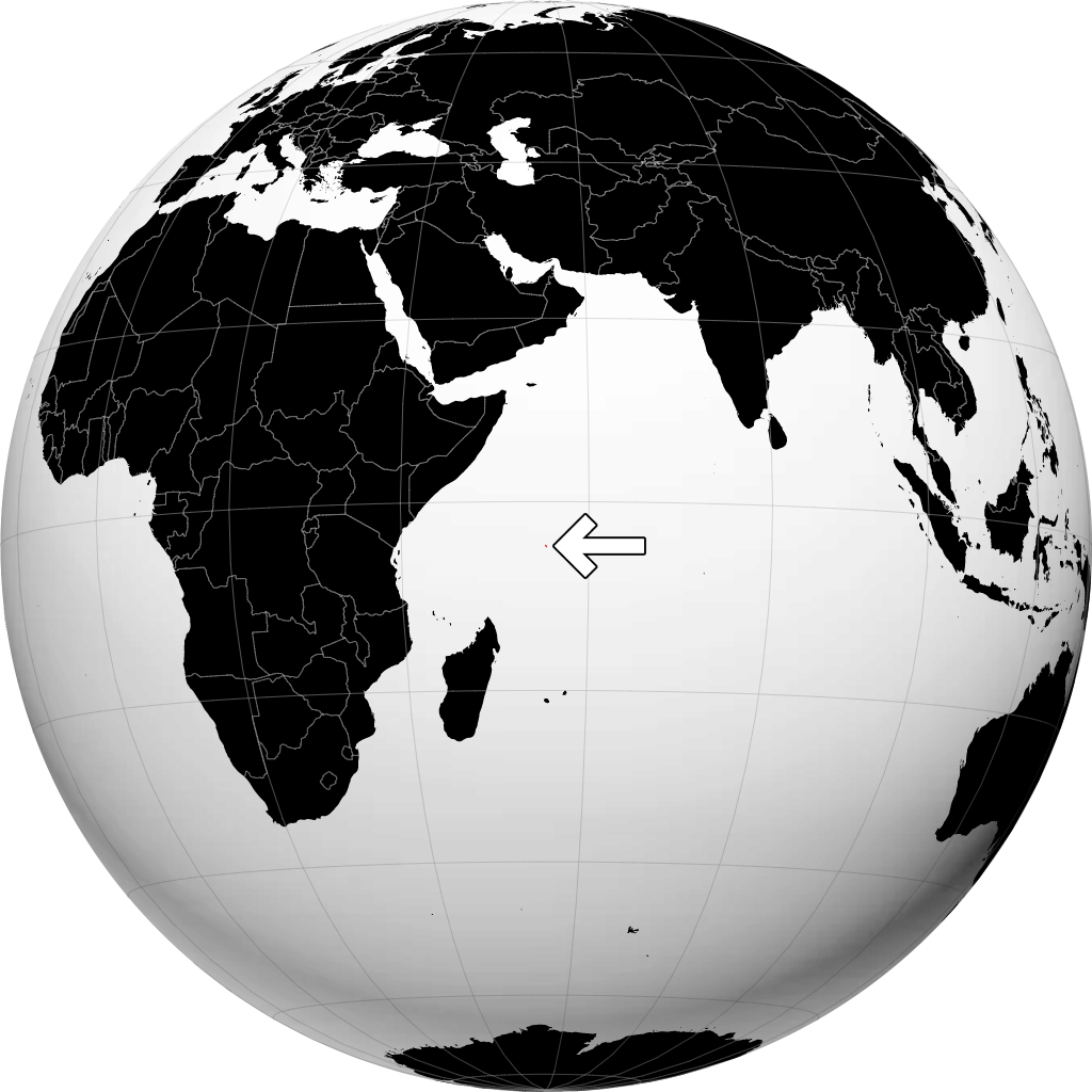 Seychelles sul globo