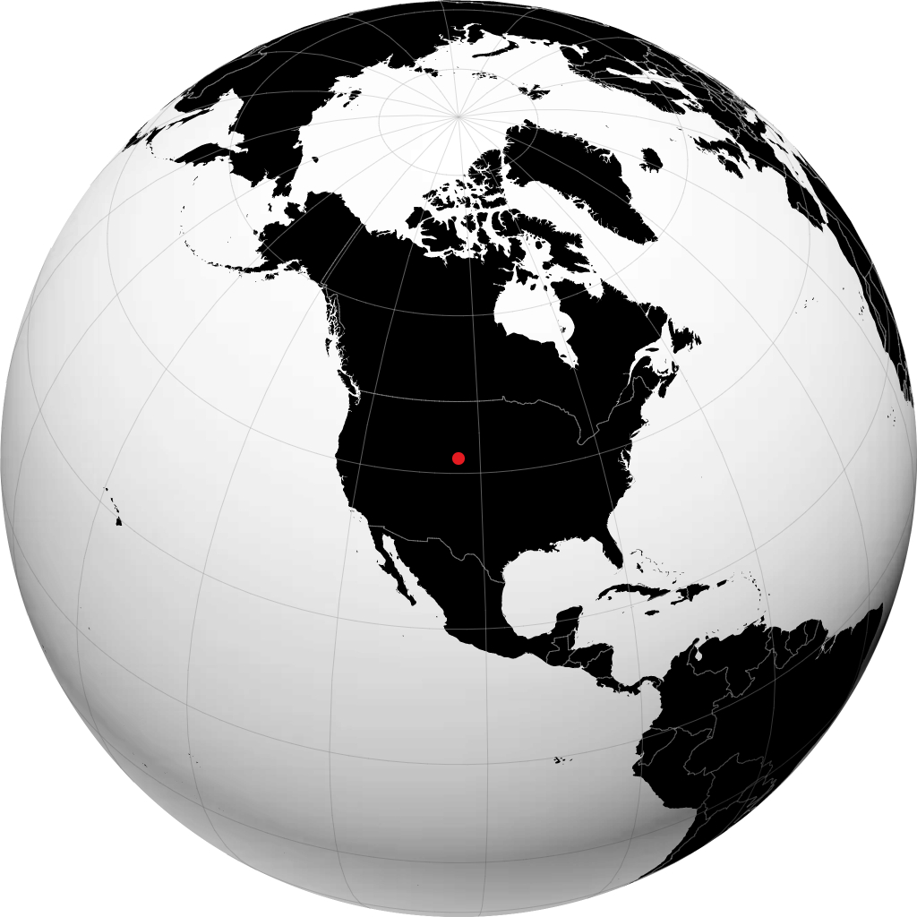 Scottsbluff sul globo