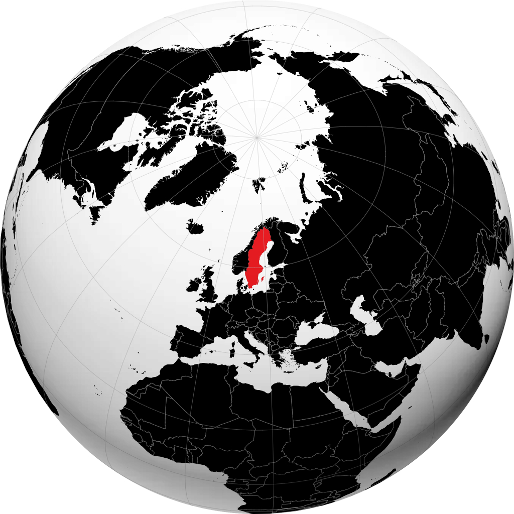 Svezia sul globo