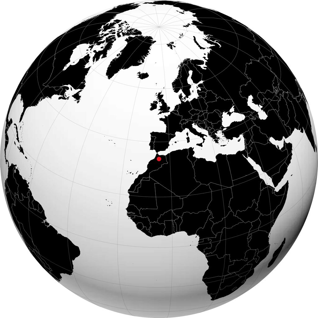 Sefrou sul globo