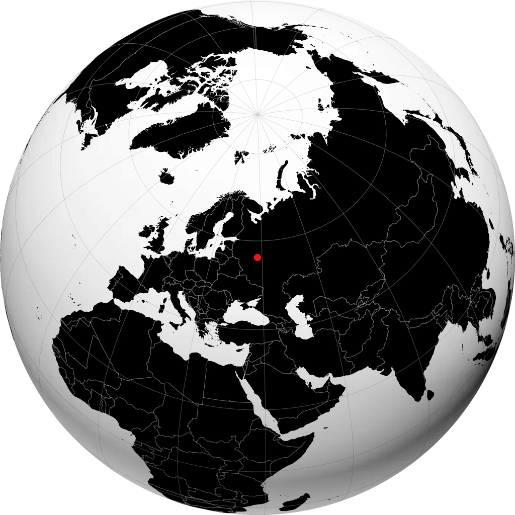 Sergiyev Posad sul globo