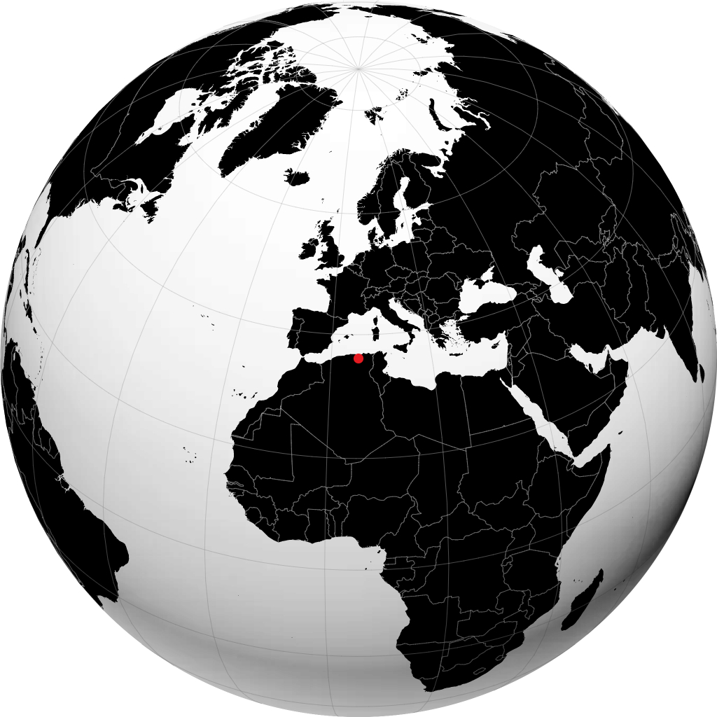 Sétif sul globo