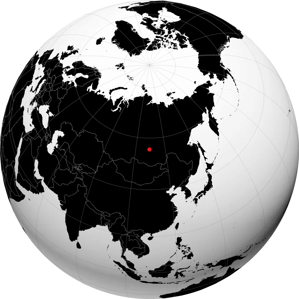 Severobaykalsk sul globo