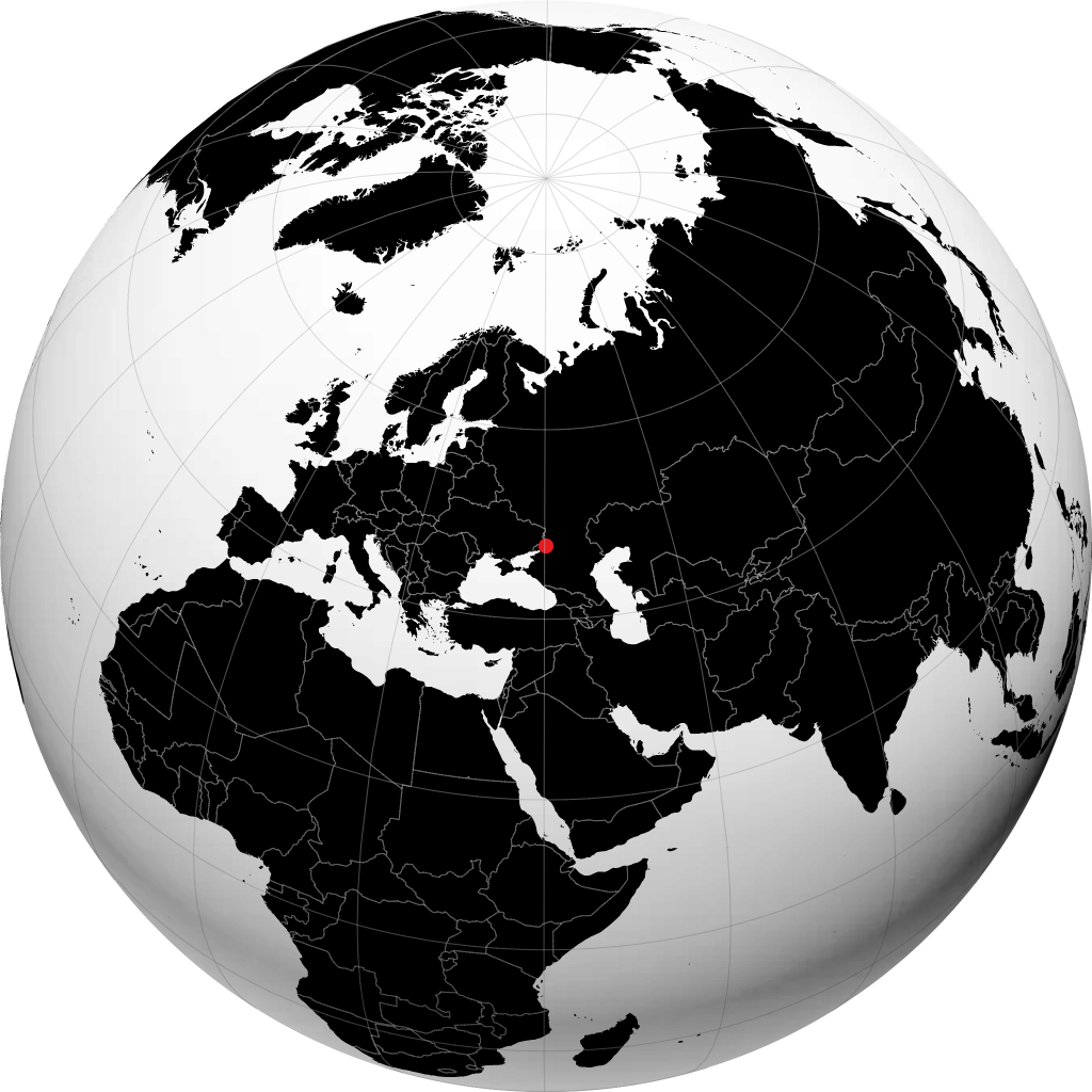 Shakhty sul globo