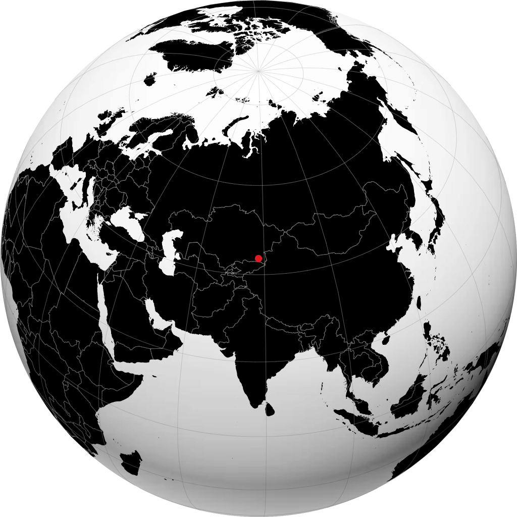 Shelek sul globo
