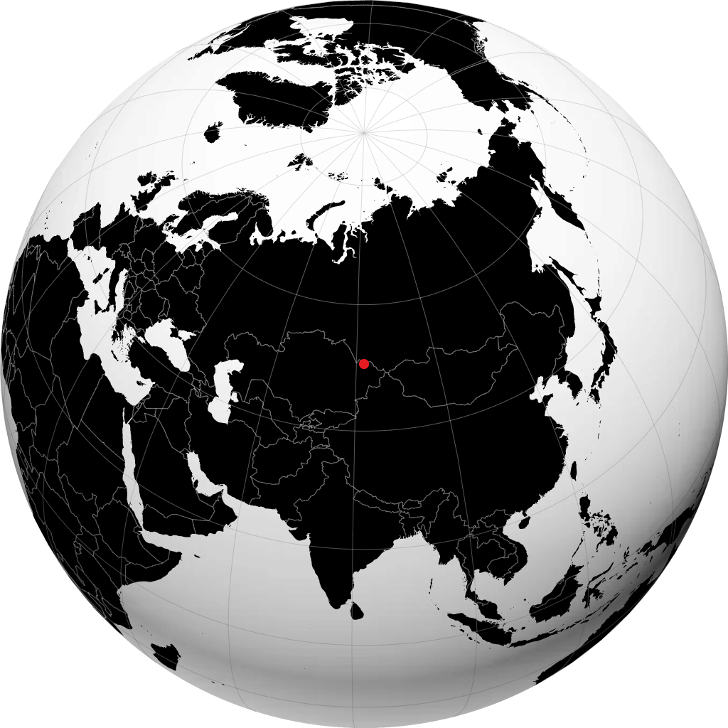 Shemonaikha sul globo