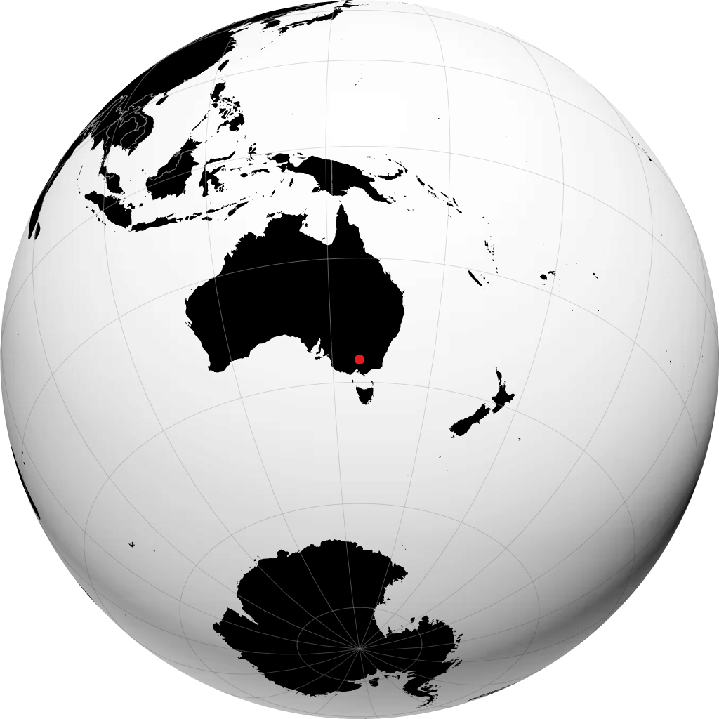 Shepparton sul globo