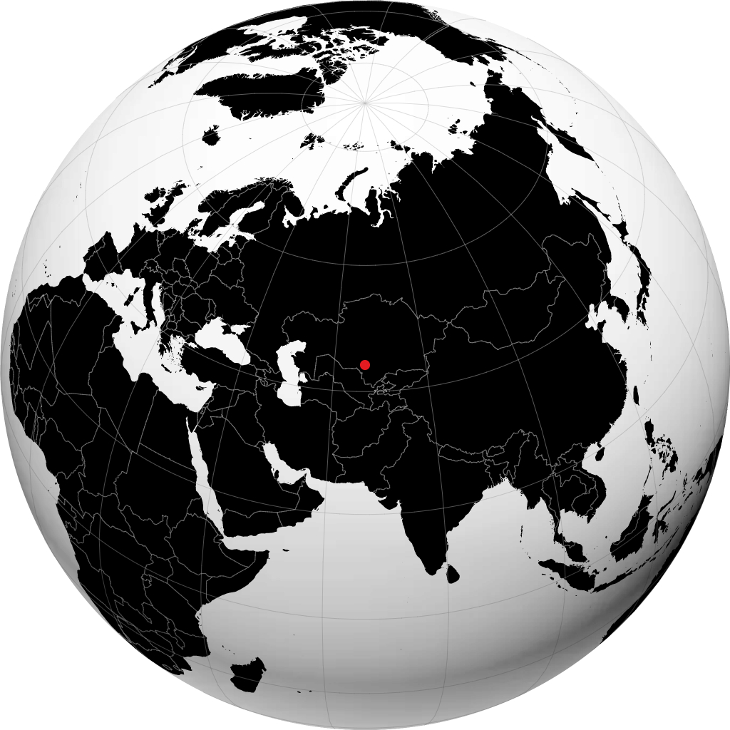 Shieli sul globo