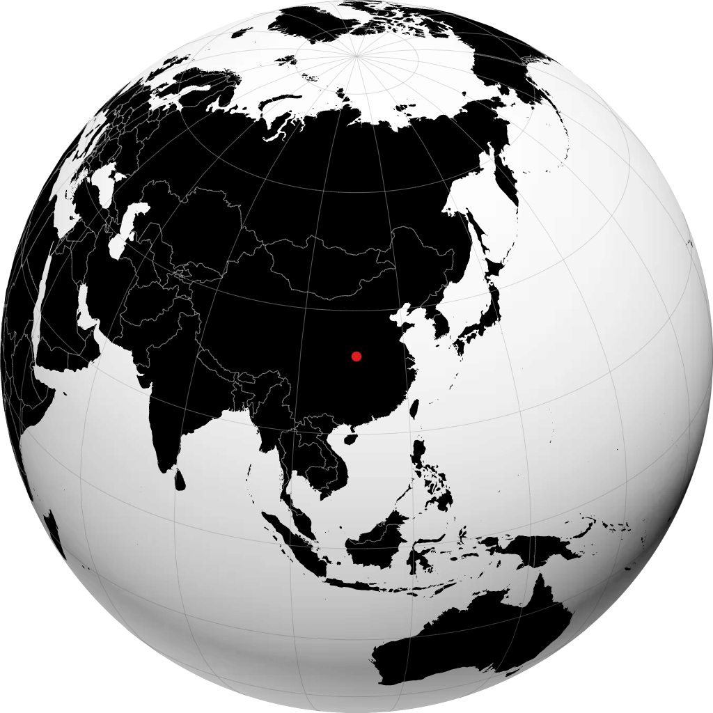 Shiyan sul globo