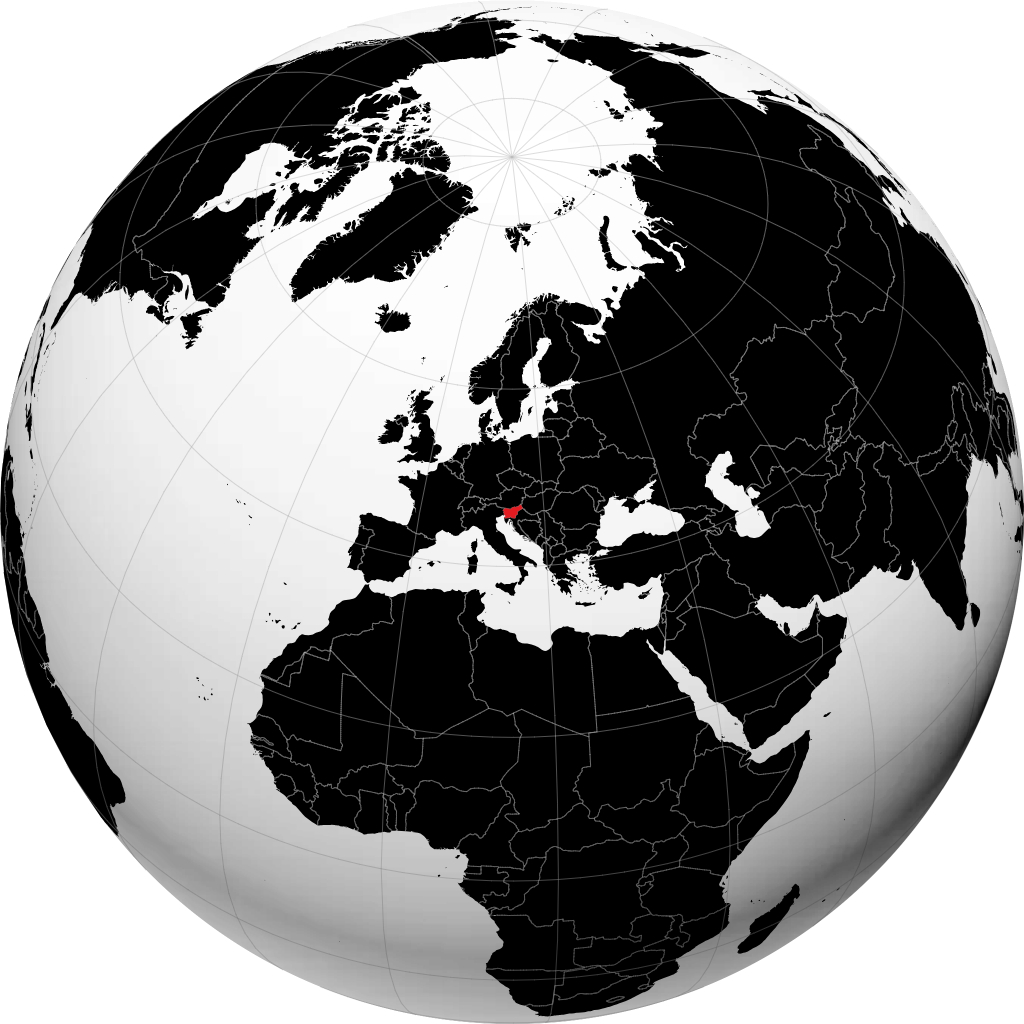 Slovenia sul globo