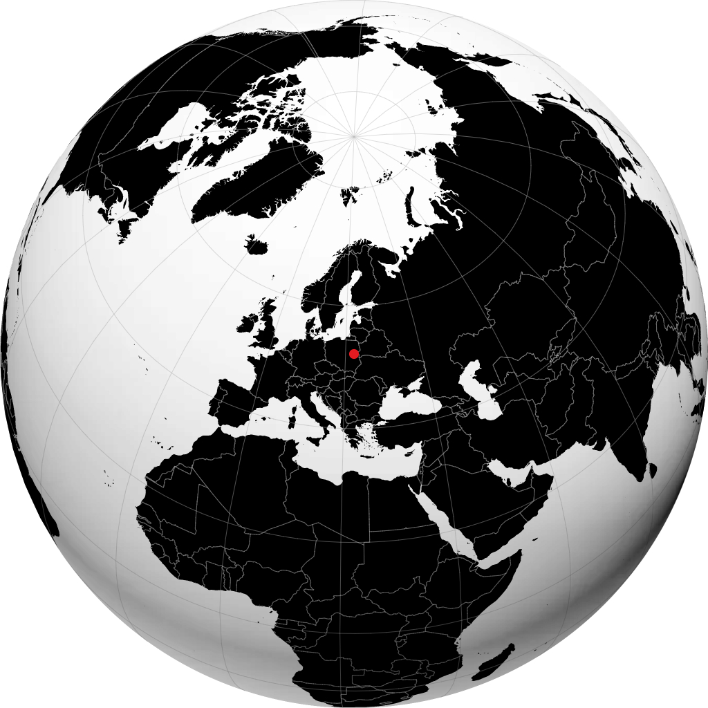 Siedlce sul globo