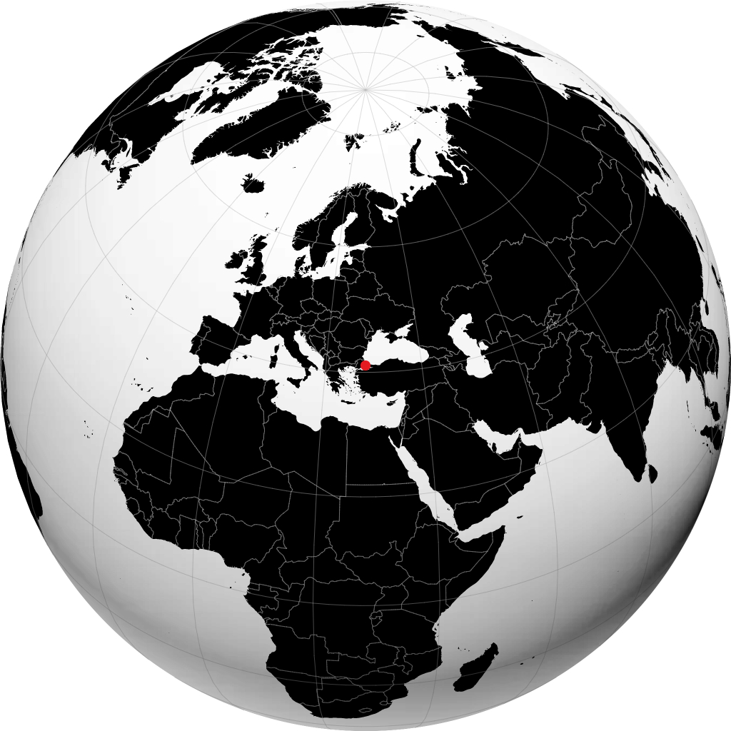 Silivri sul globo