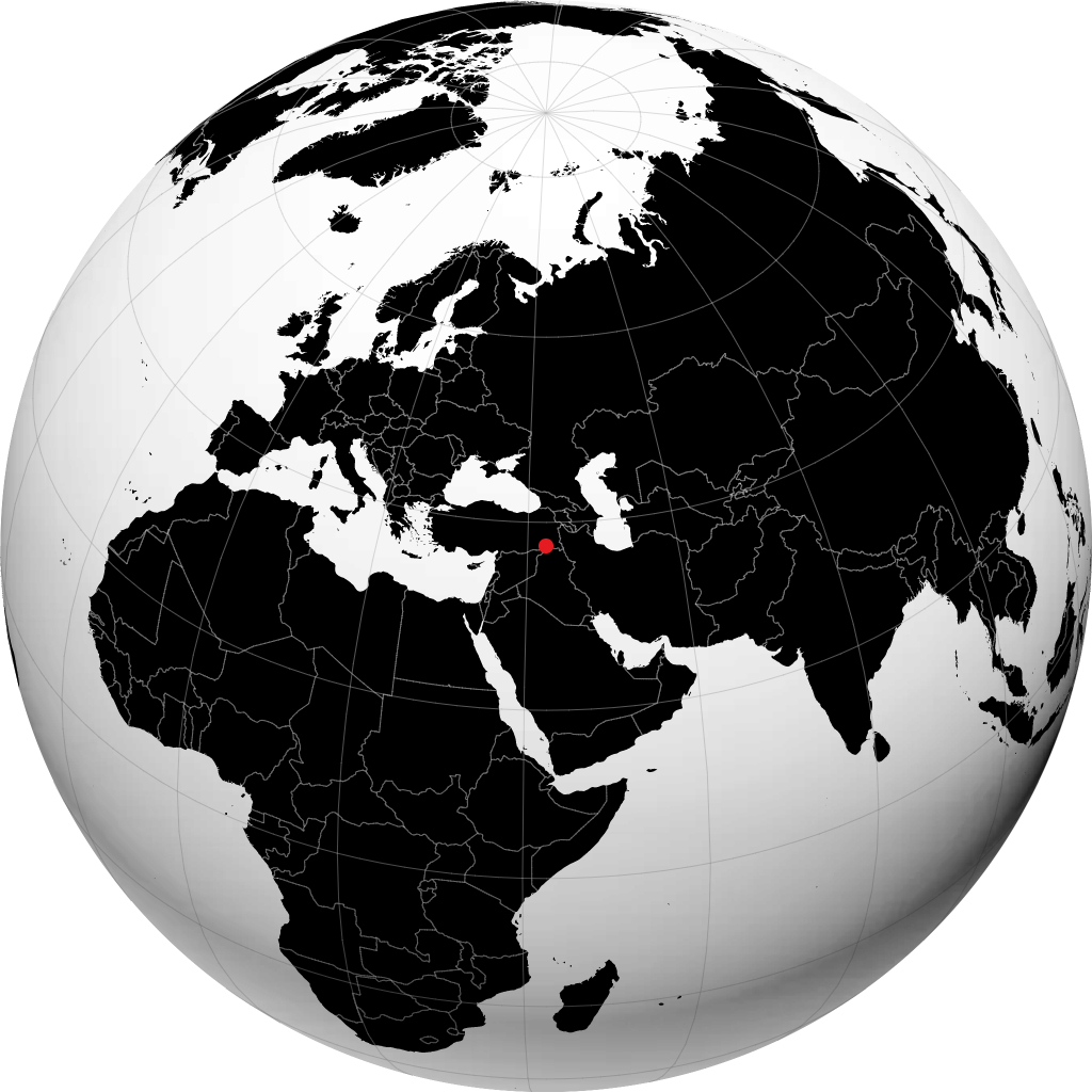 Şırnak sul globo