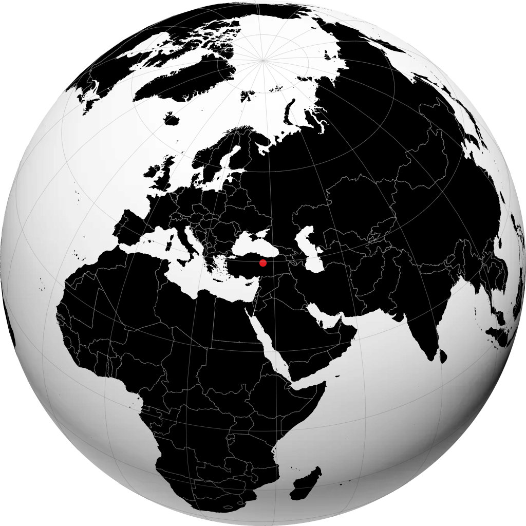 Sivas sul globo