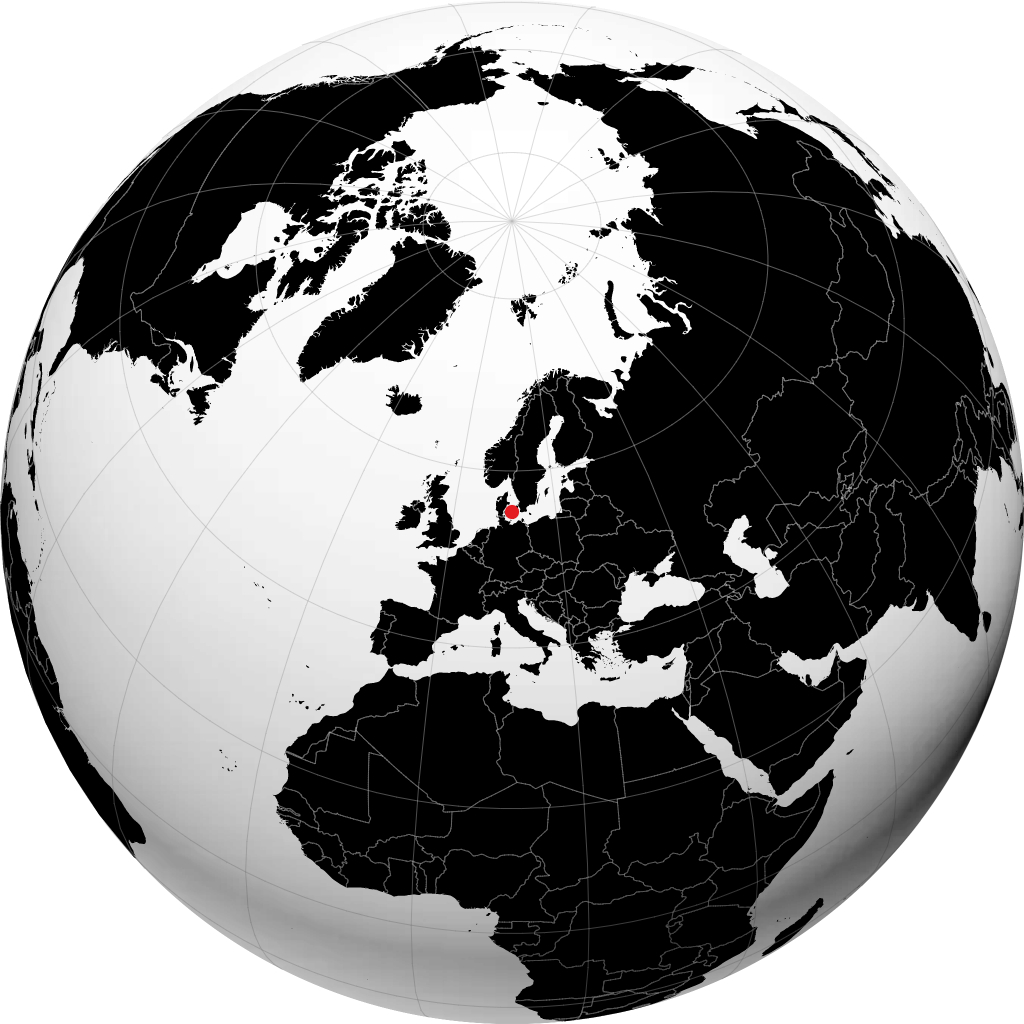 Slagelse sul globo