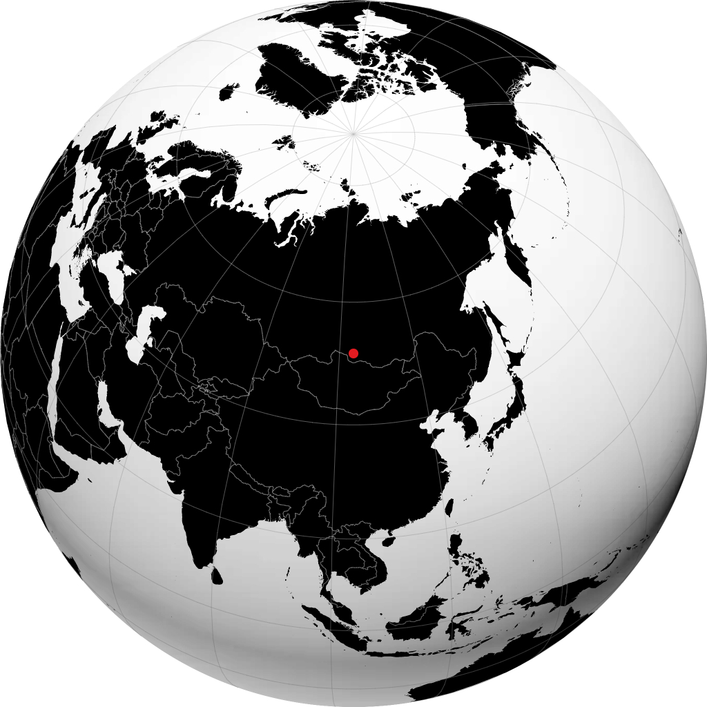 Slyudyanka sul globo