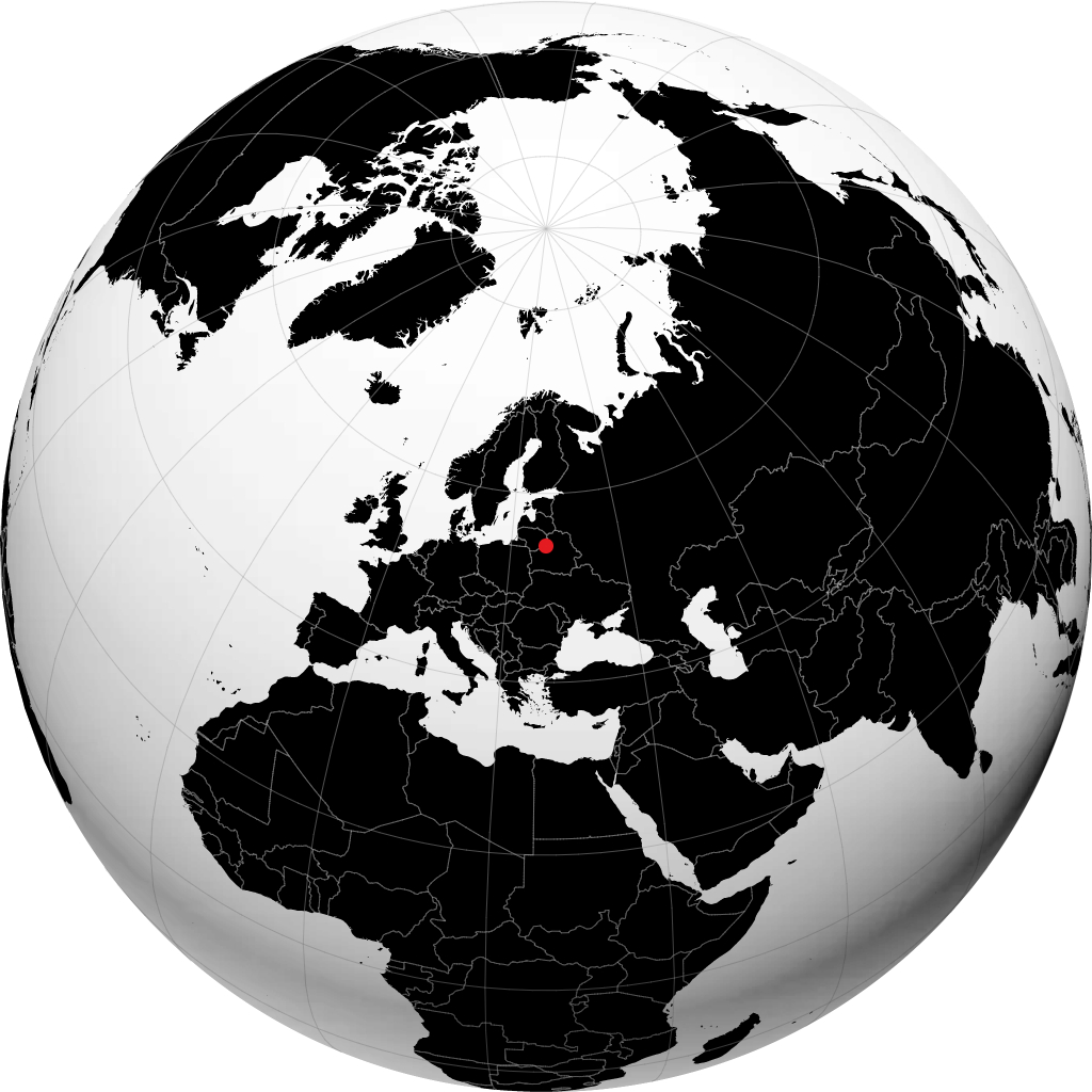 Smarhon' sul globo