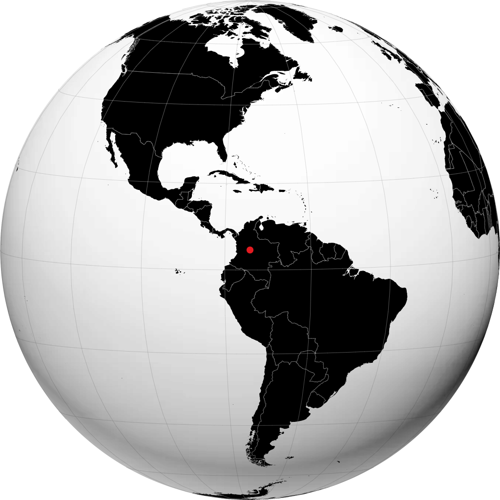 Soacha sul globo