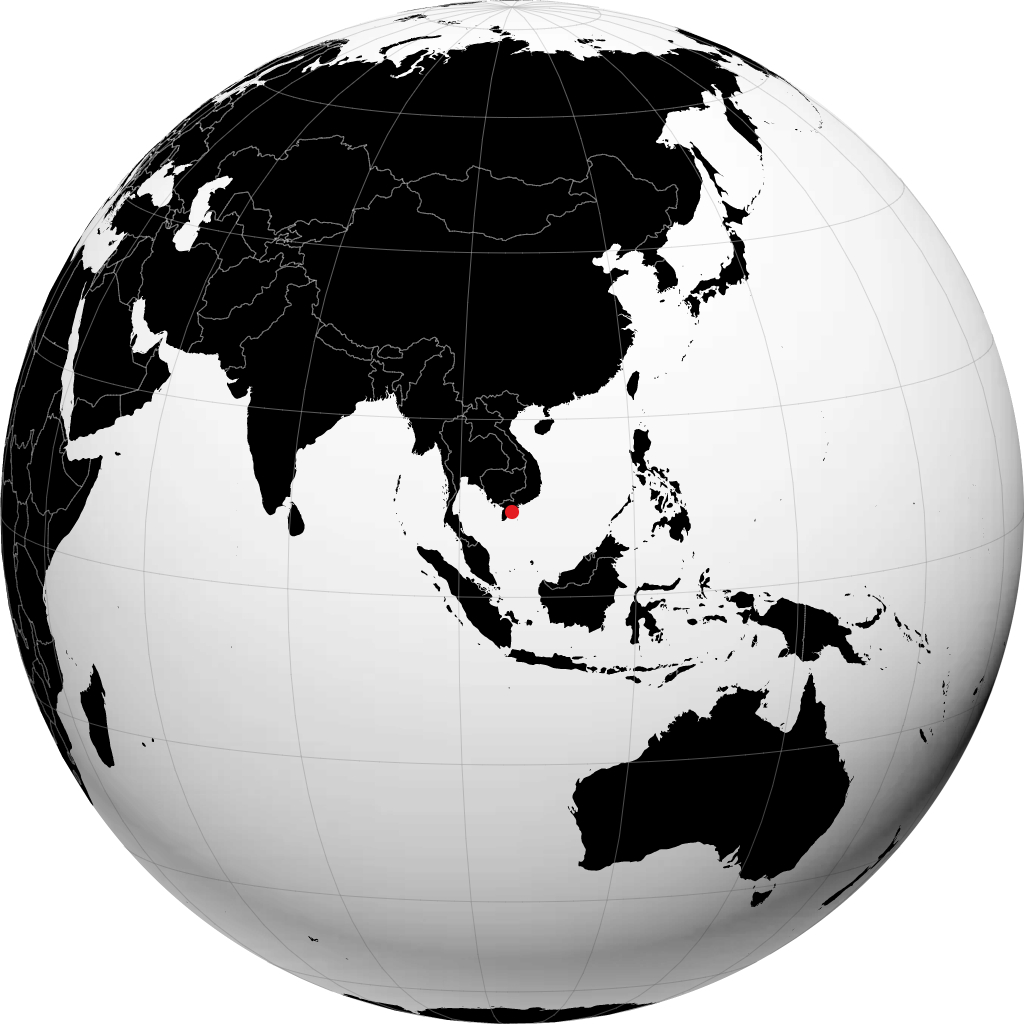 Soc Trang sul globo