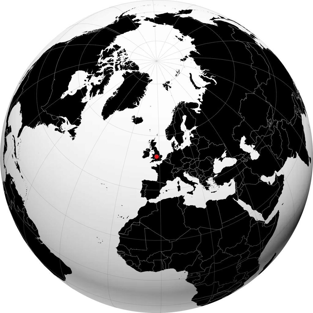 Solihull sul globo