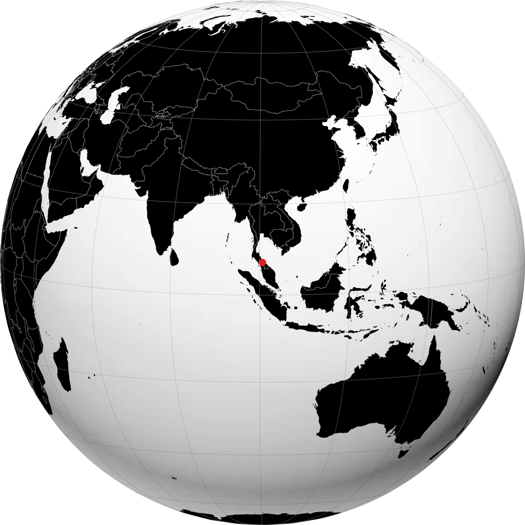 Songkhla sul globo