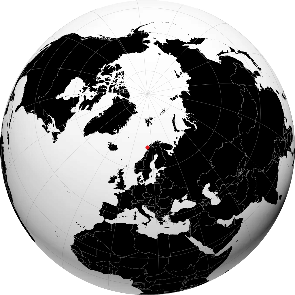 Sortland sul globo