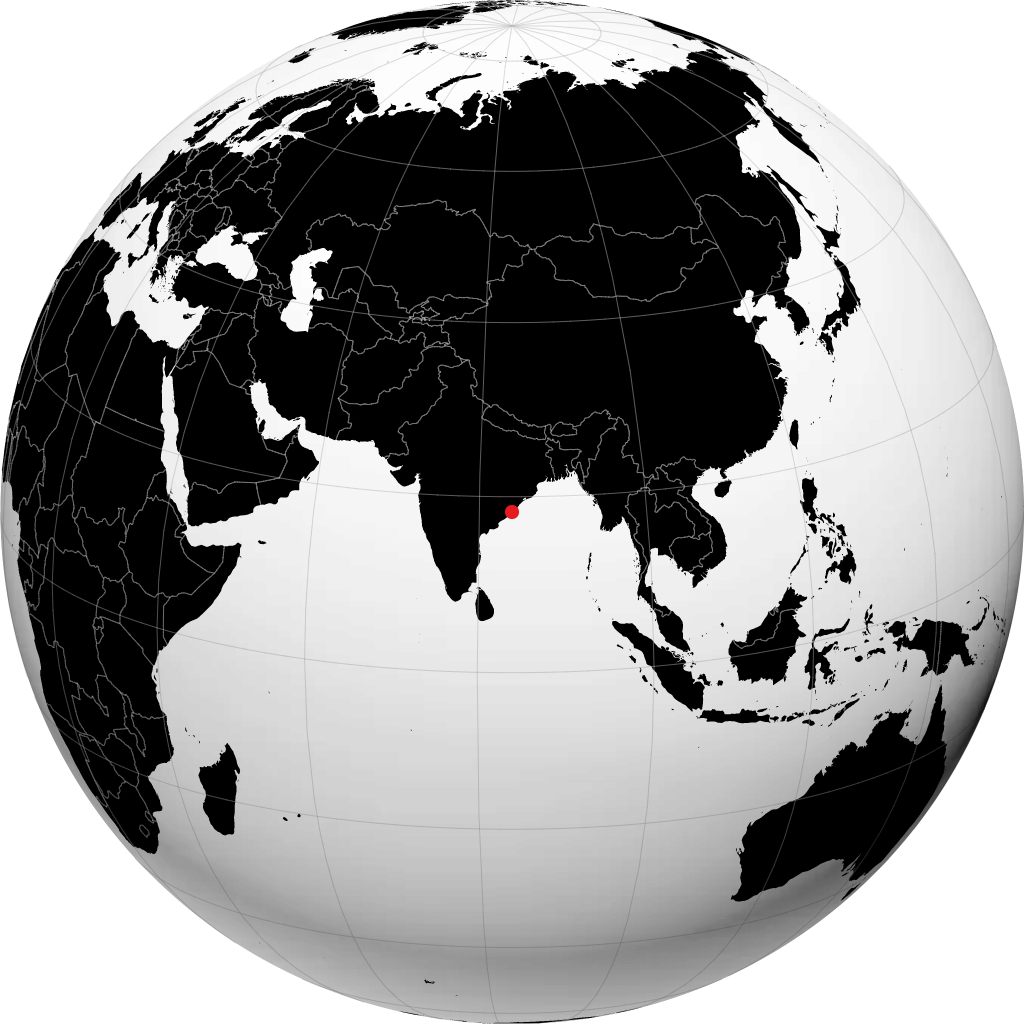 Srikakulam sul globo