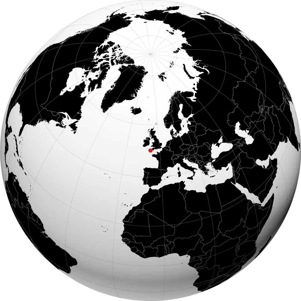St Ives sul globo