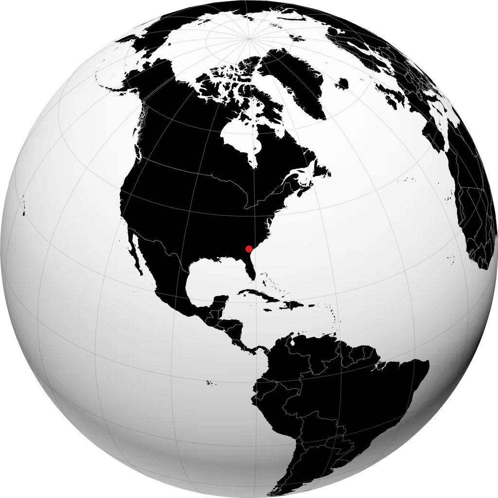 Statesboro sul globo
