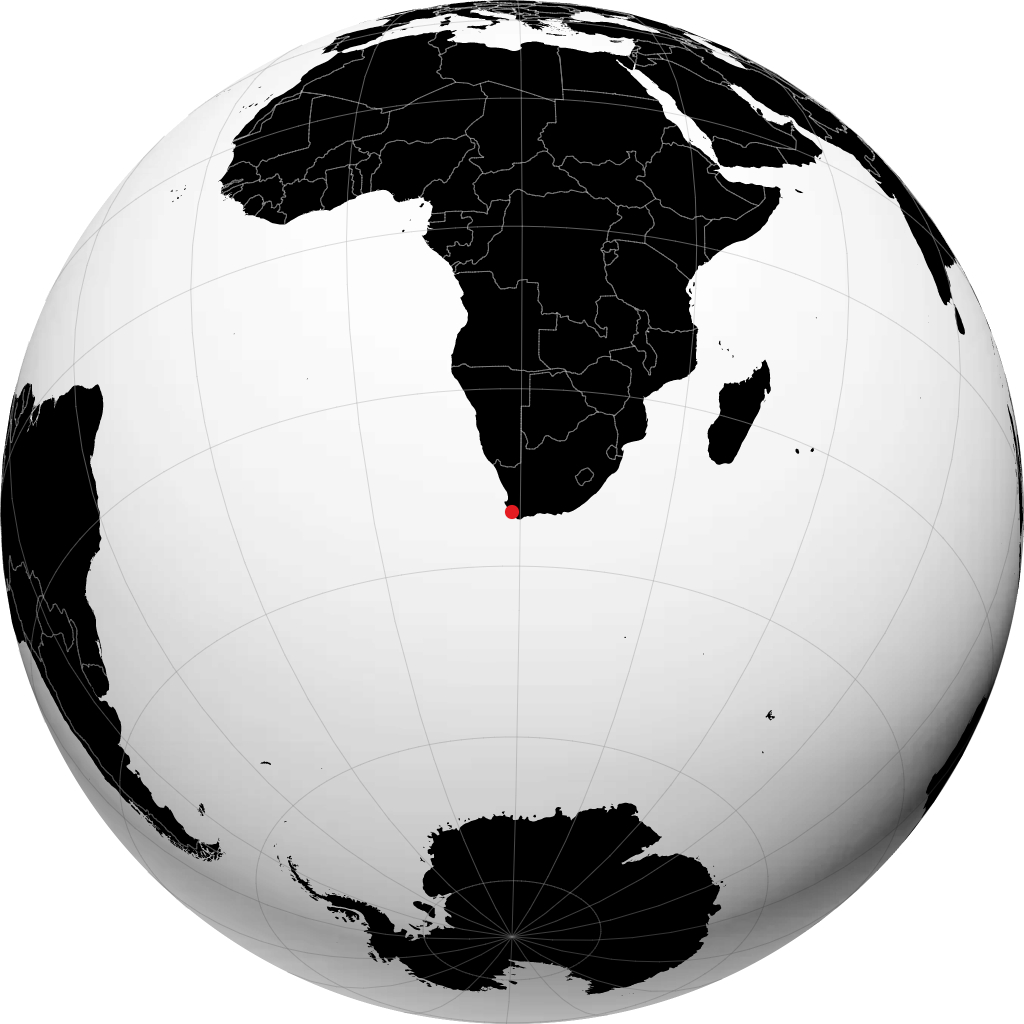 Stellenbosch sul globo