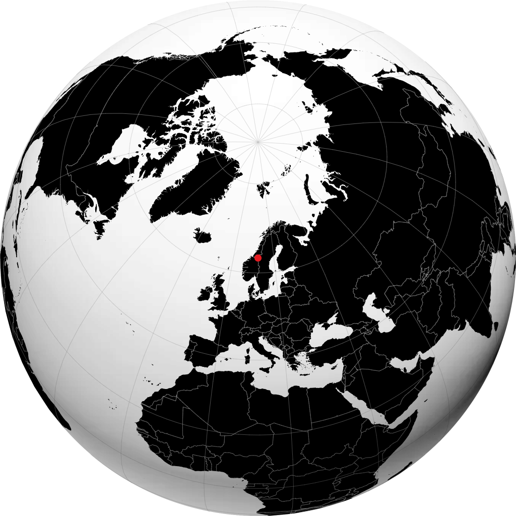 Storlien sul globo