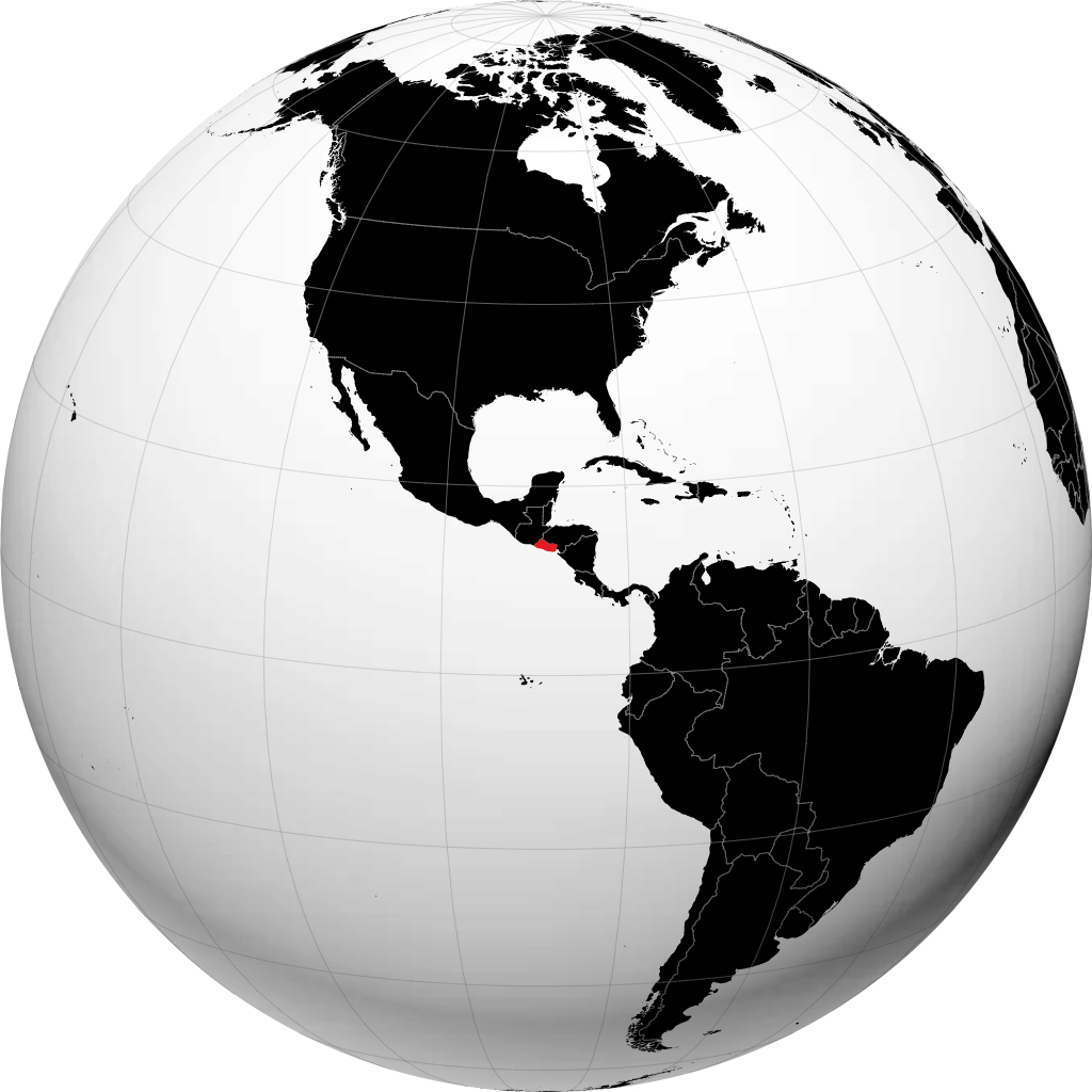 El Salvador sul globo