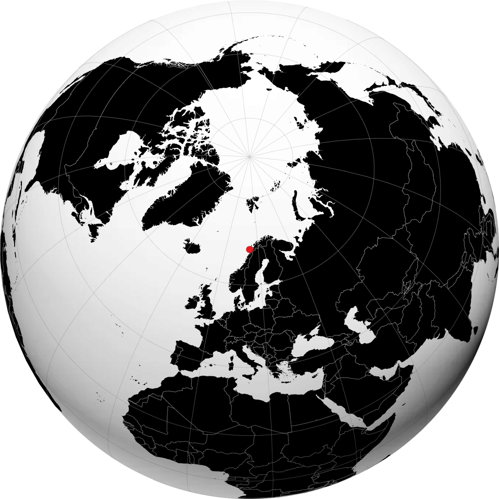 Svolvær sul globo