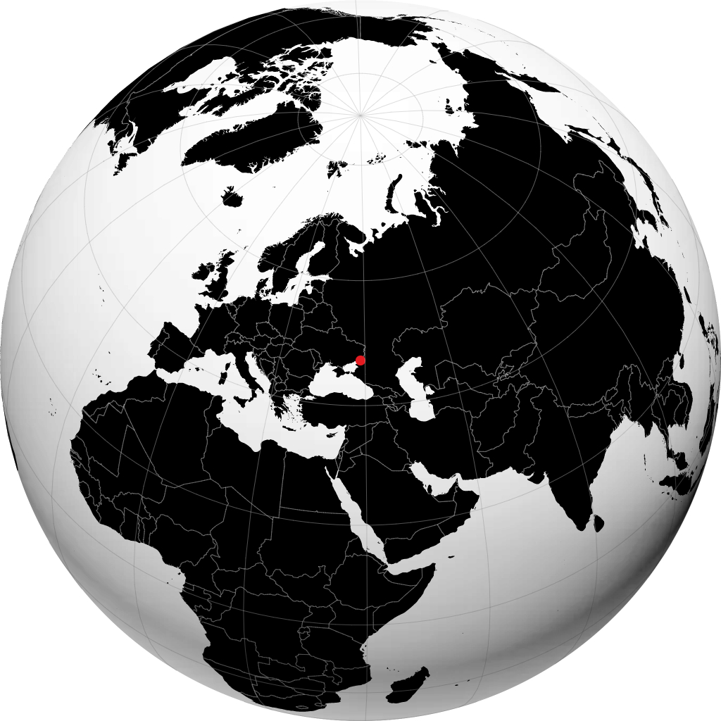 Taganrog sul globo